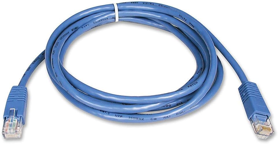 Ripp Lite Cat5e 350MHz Molded Patch Cable (RJ45 M/M) - Blue, 10-ft.(N002-010-BL) NEW