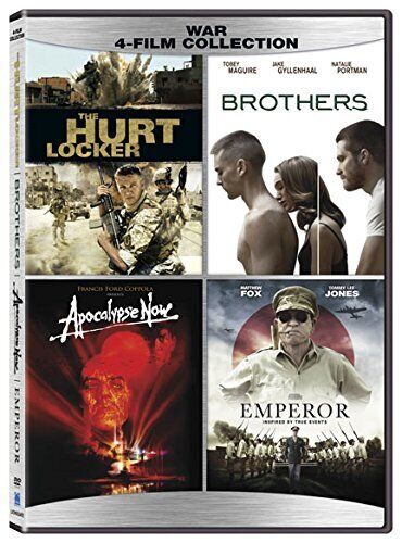 War 4-Film: The Hurt Locker / Brothers / Apocalypse Now / Emperor (DVD) NEW