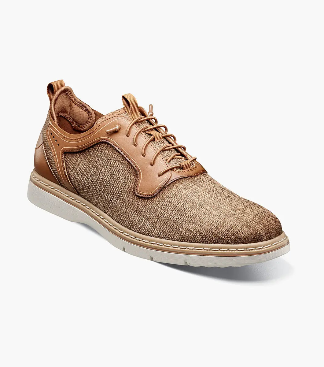 Stacy Adams Men's Sebert Plain Toe Elastic Lace Up Size:9.5 (US)M