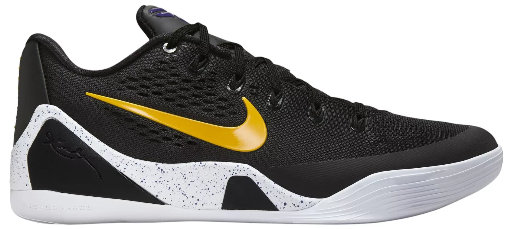 Nike Kobe 9 Elite Low Protro Basketball Shoes - Black / University Gold Men's  Size 13