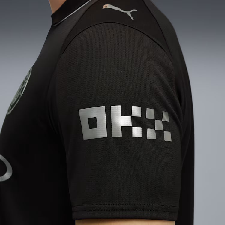 Manchester City 25/26 Away Replica Men's Soccer Jersey - Puma Black - Medium