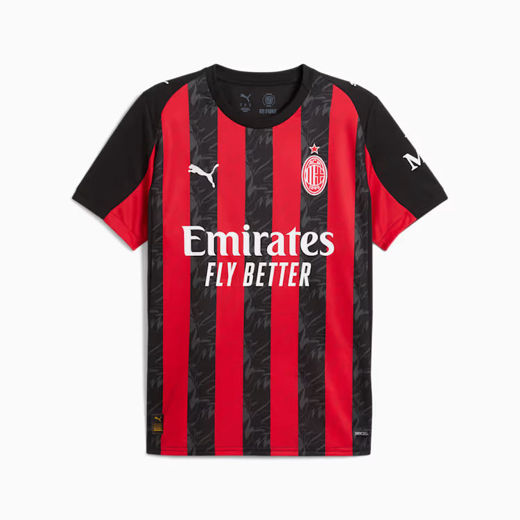 Puma AC Milan 25/26 Home Replica Men's Soccer Jersey -For All Time Red/Puma Black - XL