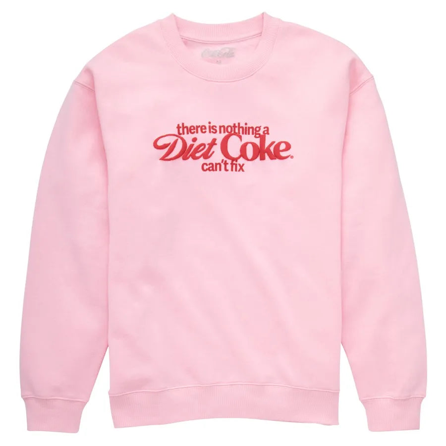 Diet Coke Fix Women's Crew Fleece Size XL
