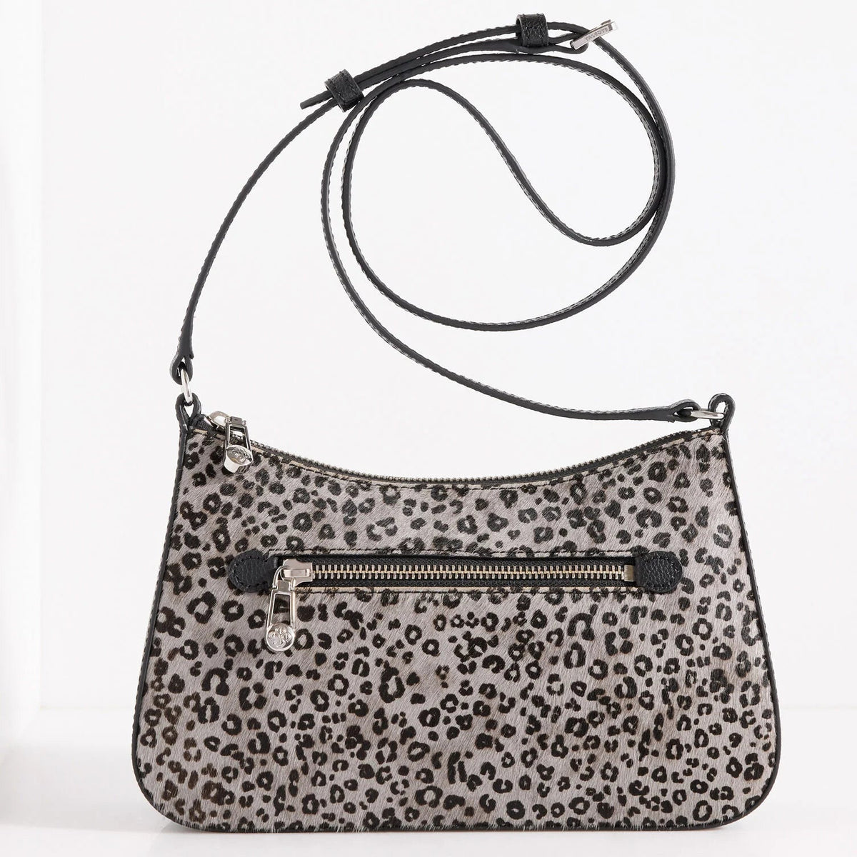 Talbots - Evelyn Snow Leopard Crossbody Bag, Grey Multi