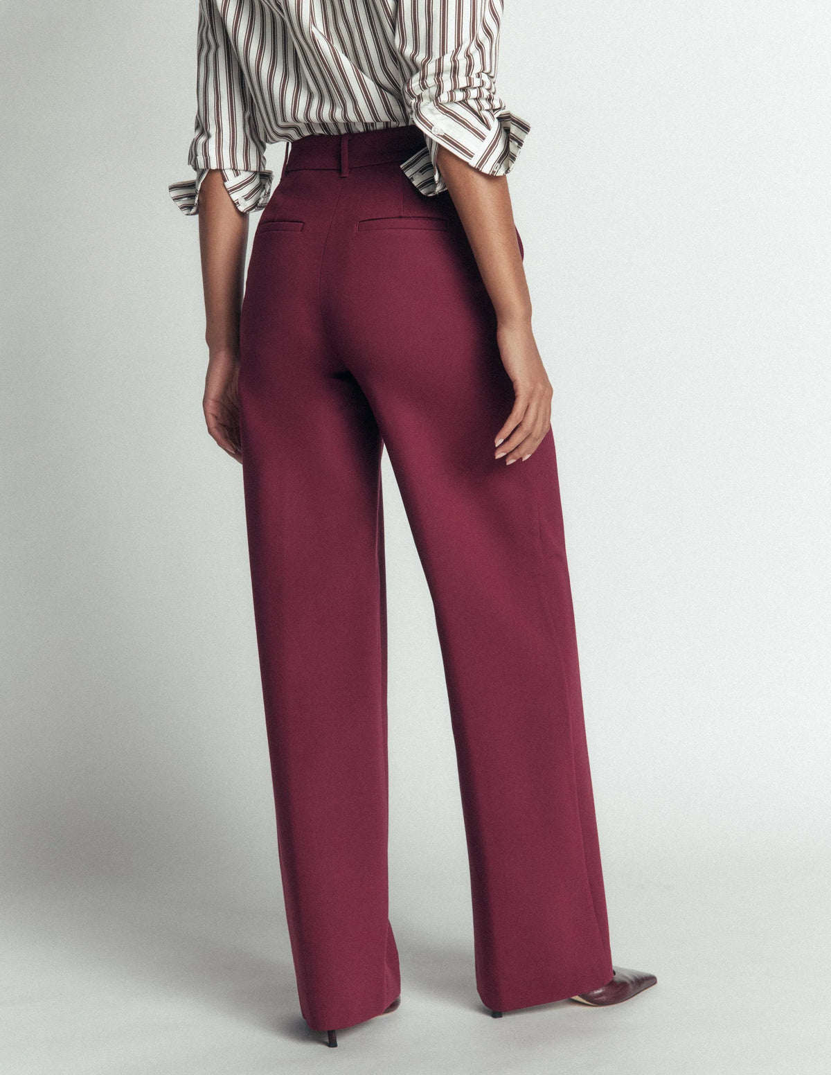 Boden Belgravia Ponte Pants for Women - Deep Wisteria - US Size 14 Regular