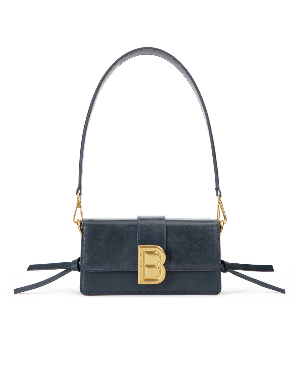 Brandon Blackwood Medium Nia Bag, Blue Waxed Denim (NEW)