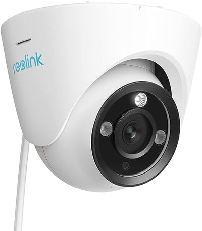REOLINK 12MP PoE IP Camera Outdoor, 93° Wide Angle Dome Security Camera for Home Surveillance, Human/Vehicle/Pet Detection, 700lm Color Night Vision, 2 Way Talk, Up to 256GB microSD Card, RLC-1224A