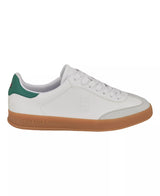 Tommy Hilfiger Women's Sarhli Lace-Up Sneakers - White/Green - Size 7.5 M