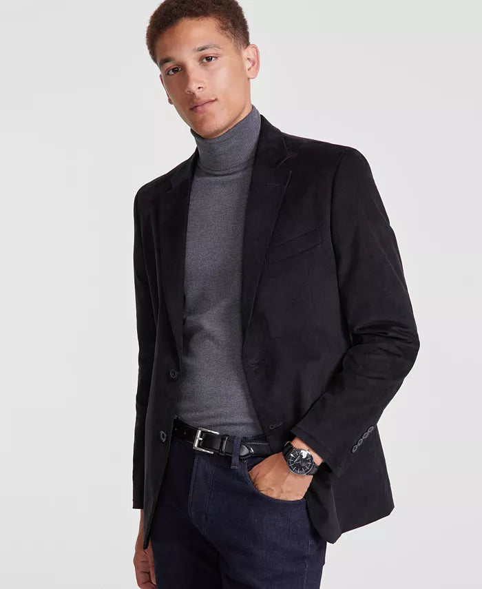 Nautica Men's Modern-Fit Active Stretch Corduroy Sport Coat Size 40L