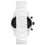 MVMT Blacktop II White Chronograph Dial Ceramic Bracelet Mens Watch 28000234