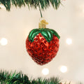 Old World Christmas Summer Strawberry Glass Ornament