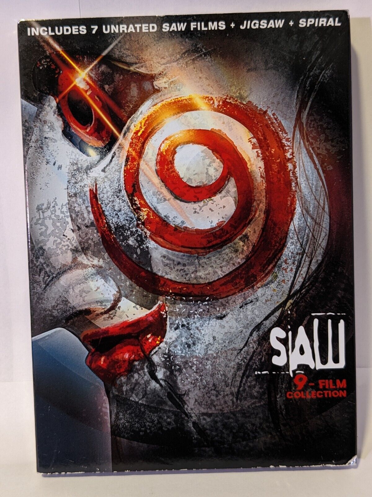 Saw Franchise 9 Film Collection DVD Unrated Jigsaw Spiral Horror W/ Slipcover