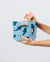 SandCloud Shark Ripples Zipper Pouch
