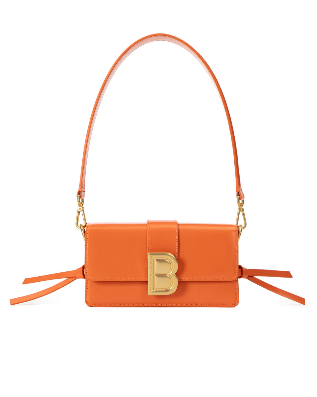 Brandon Blackwood Medium Nia Bag, Metallic Orange (NEW)