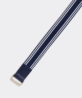 VINEYARD VINES | Heritage D-Ring Belt in Nautical Navy | Women's | M