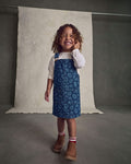 OSH KOSH B'GOSH Toddler Girls' 2-Piece Leopard Overall Set - Dark Wash - 3T
