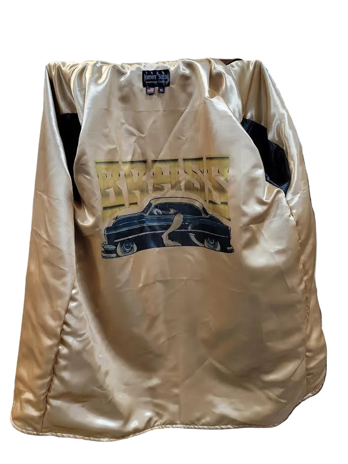 Johnny Suede American Clicker Button-Up Jacket Size: XL