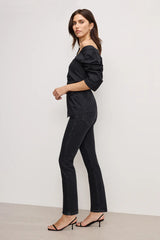 Good Legs Straight Jeans by Good American - Black - Size: 00/24