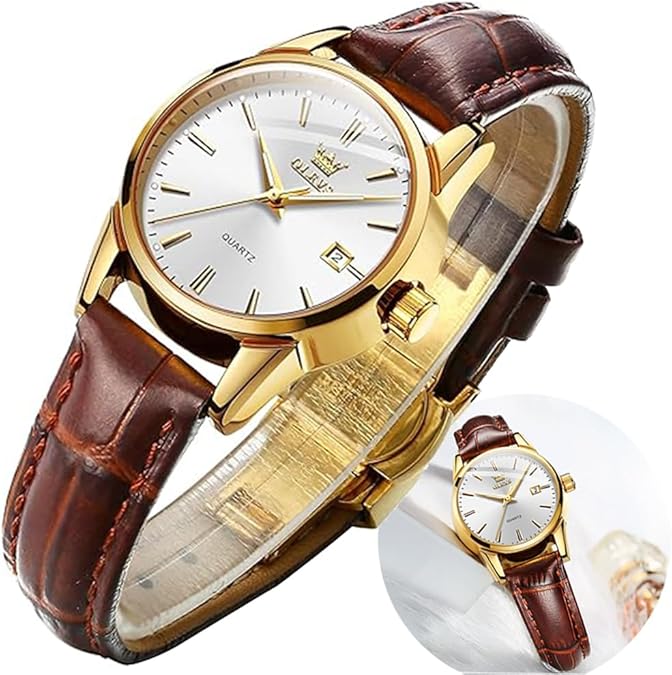 OLEVS 6898 Womens Watches Dress Watch Waterproof Luminous Wrist Watches (NEW, OPEN BOX)