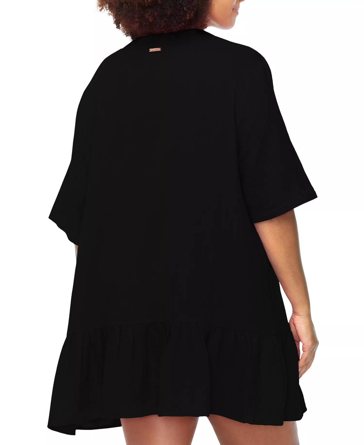 Raisins Curve Trendy Plus Size Sol Cotton Cover-Up Size: 1X