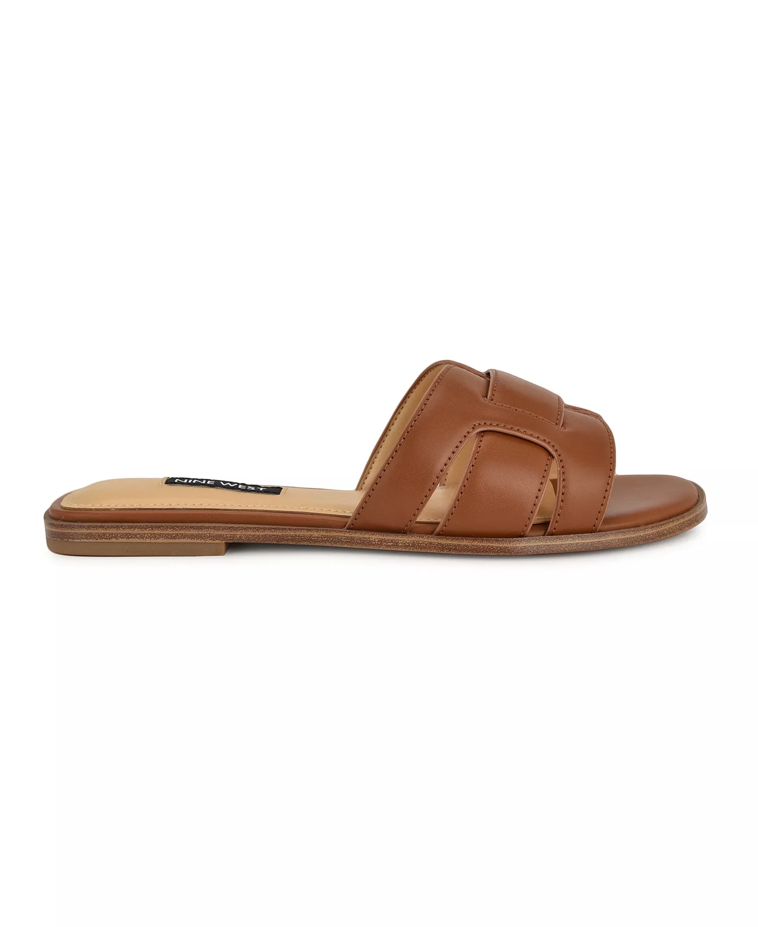 Nine West Women's Germani Woven Flat Slip-On Sandals  Size 7.5