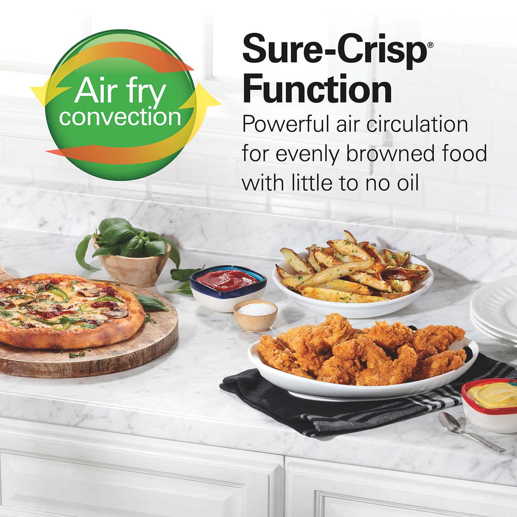 Hamilton Beach - Sure-Crisp® Air Fryer Toaster Oven, Stainless Steel, #31403J