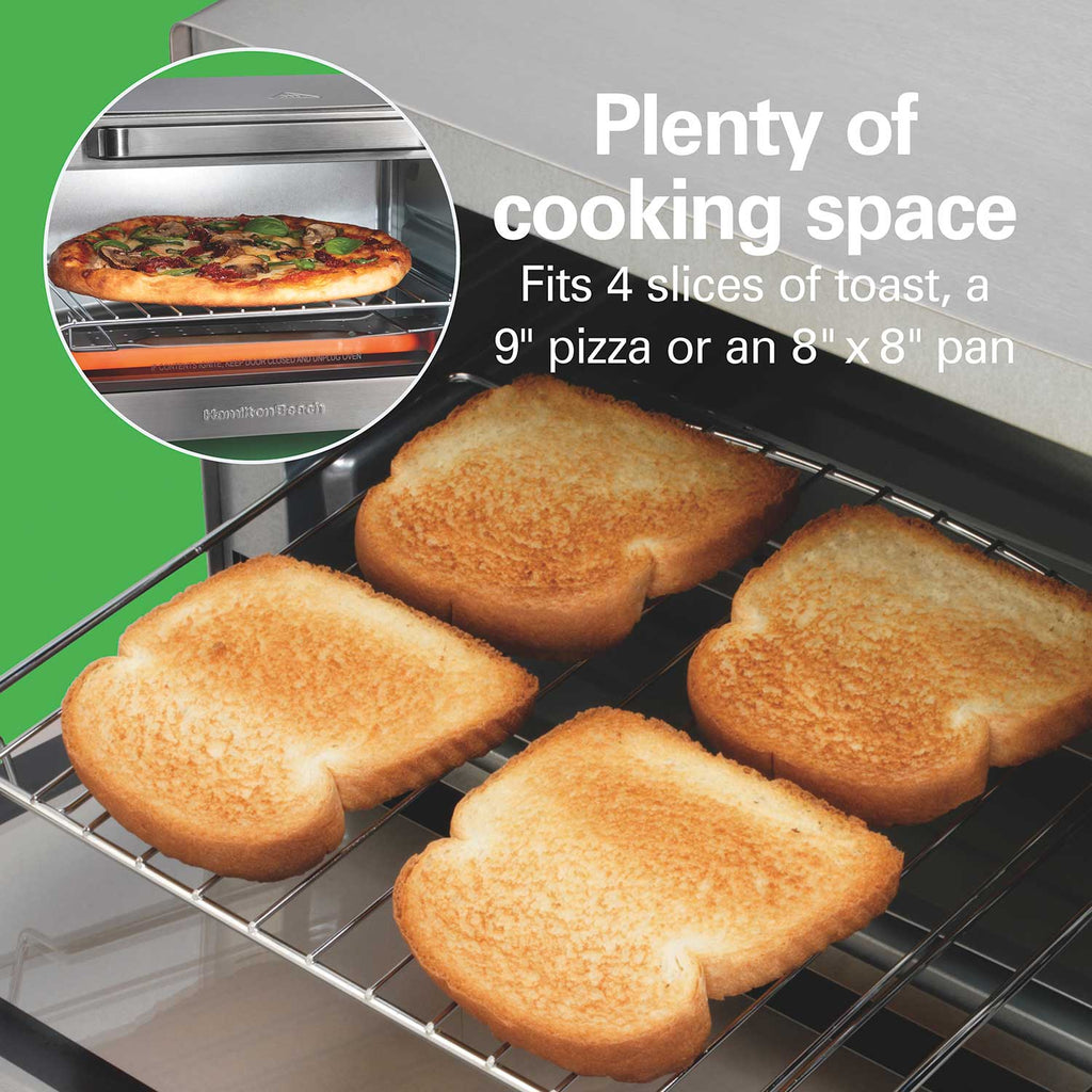 Hamilton Beach - Sure-Crisp® Air Fryer Toaster Oven, Stainless Steel, #31403J