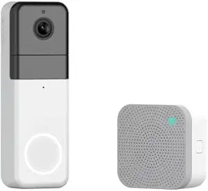 WYZE Wireless Video Doorbell Pro (Chime Included), 1440 HD Video, 1:1 Aspect Ratio: 1:1 Head-to-Toe View, 2-Way Audio, Night Vision