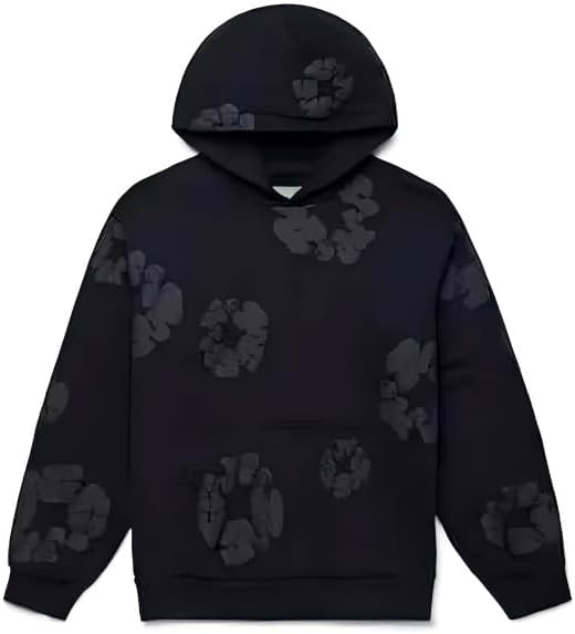 Graphic Hoodies Vintage Printed Hoodie Sweatshirt Casual Oversized Long Sleeve Streetwear Hooded Pullover Size: Small