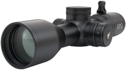 GPO German Precision Optics CENTURI 3-12x44i Super Compact Riflescope, Long Range Rifle Scope with G4i Micro-Dot Illuminated Reticle for Precise Targeting, Designed for Compact Rifles (RC420)