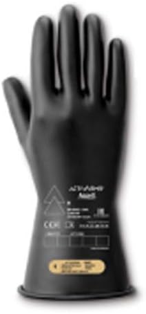 Cementex IGK0-11-10B Class 0 Insulating Glove Kit Size 10 Natural Rubber Black