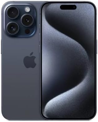 Apple iPhone 15 Pro Max, 256GB, Blue Titanium - Unlocked (Renewed Premium)