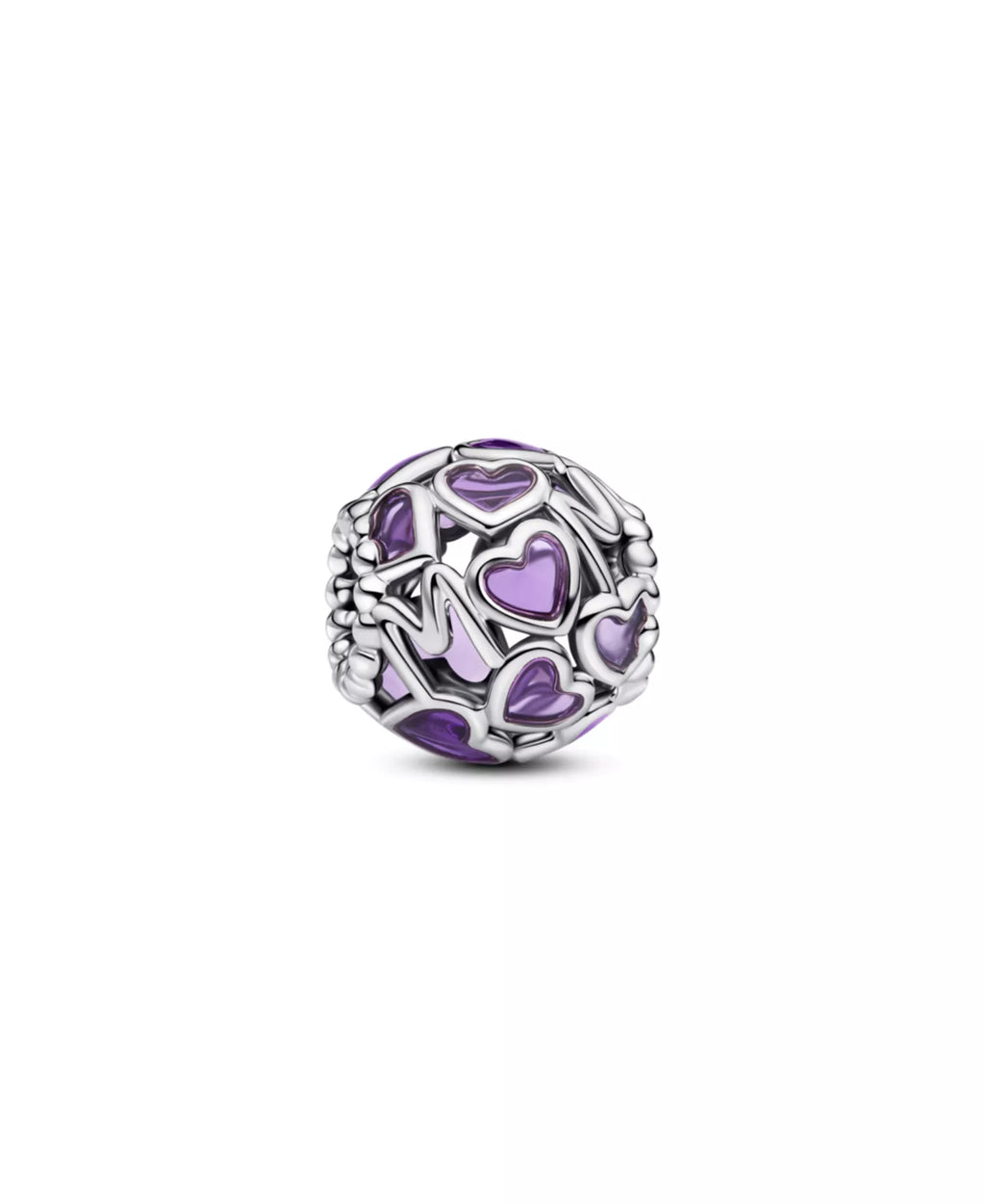 Pandora Openwork Hearts Mom Sterling Silver Charm