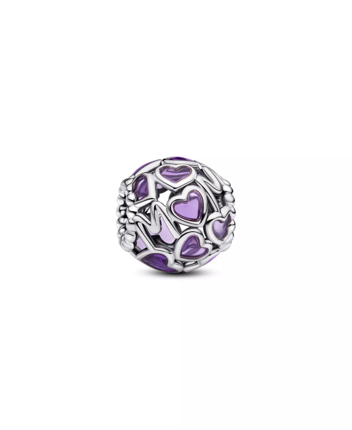 Pandora Openwork Hearts Mom Sterling Silver Charm