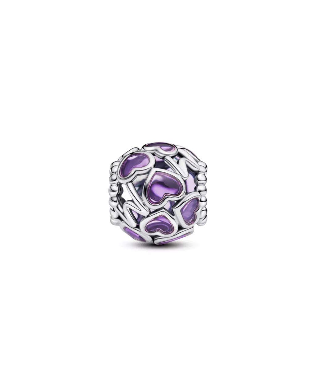 Pandora Openwork Hearts Mom Sterling Silver Charm