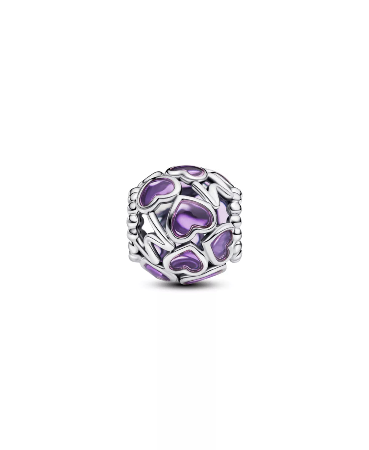 Pandora Openwork Hearts Mom Sterling Silver Charm