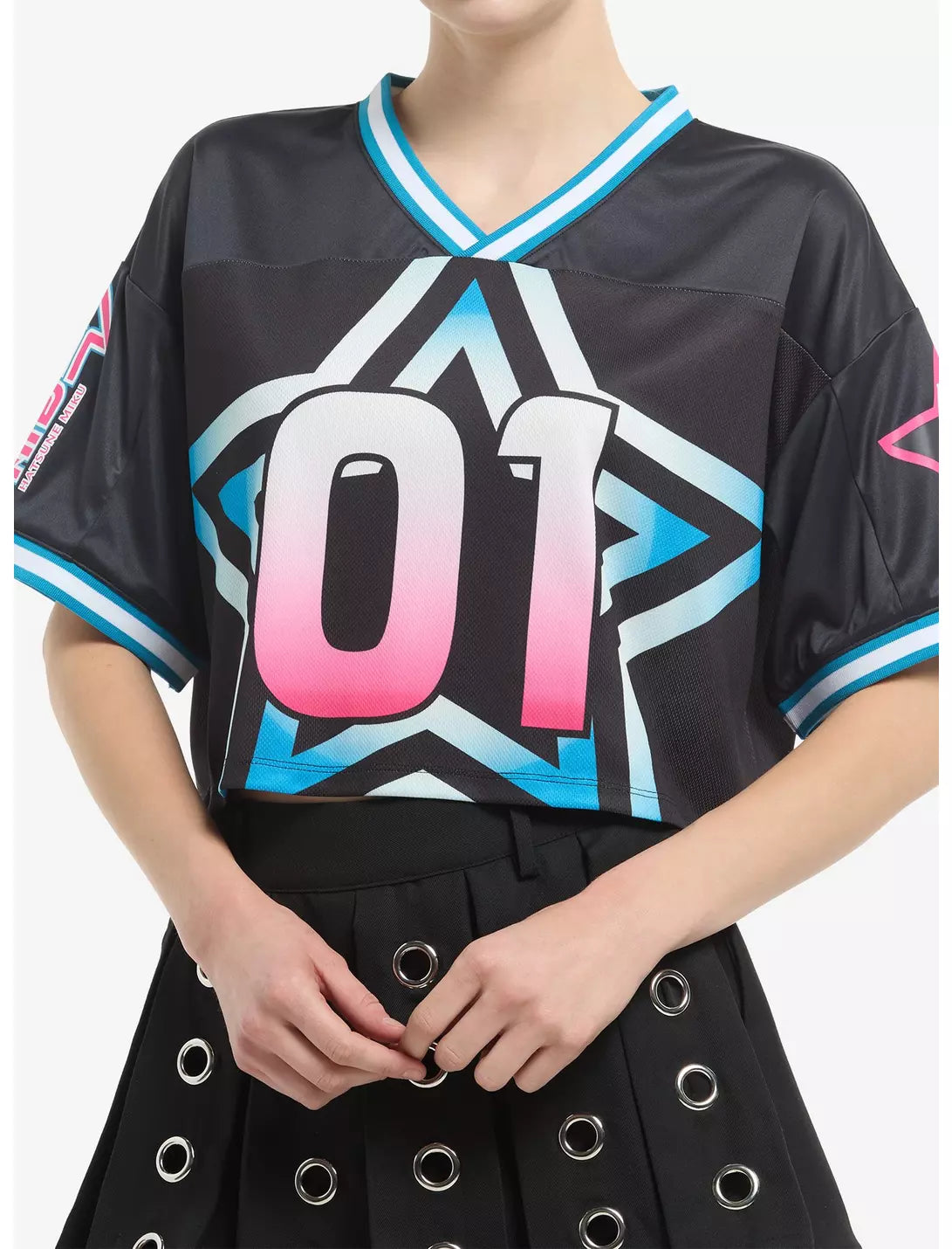 Hatsune Miku Star Girls Crop Jersey M