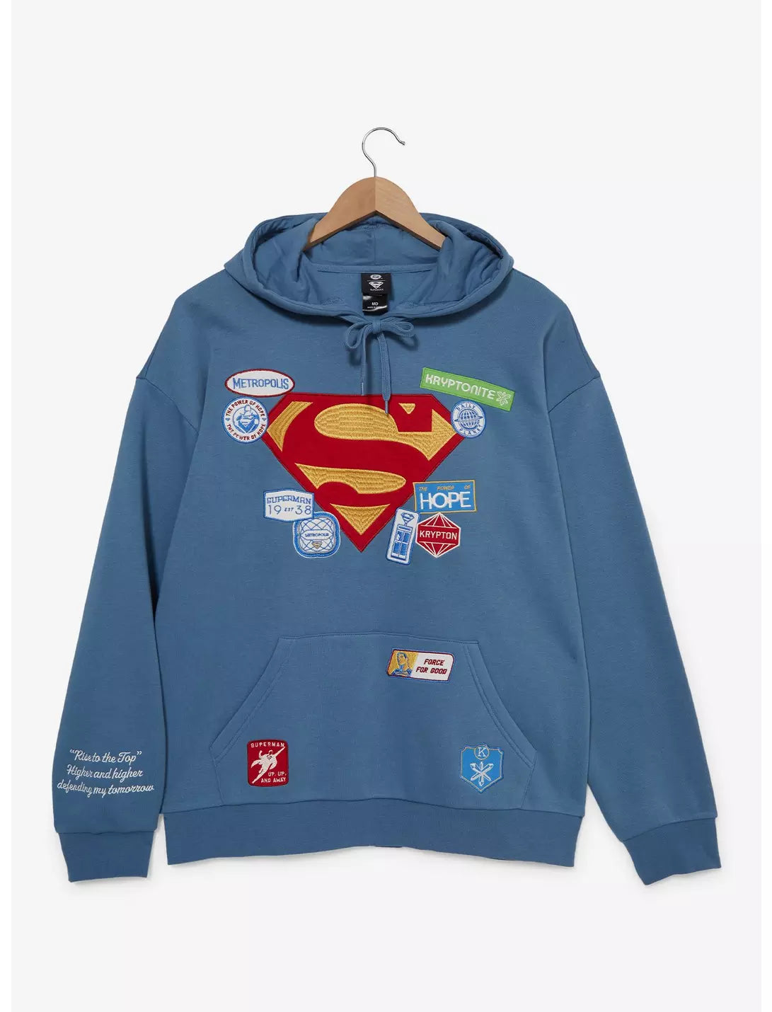 DC Comics Superman Logo Patch Hoodie — BoxLunch Exclusive