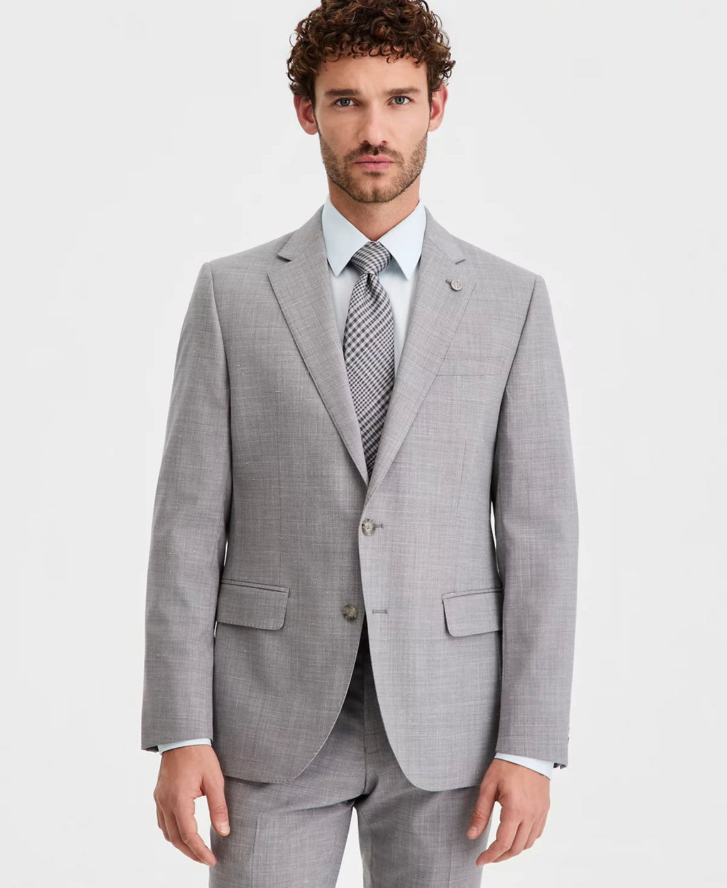 Ted by Ted Baker Men's Modern-Fit Wool-Blend Suit Separates Jacket - 42Reg