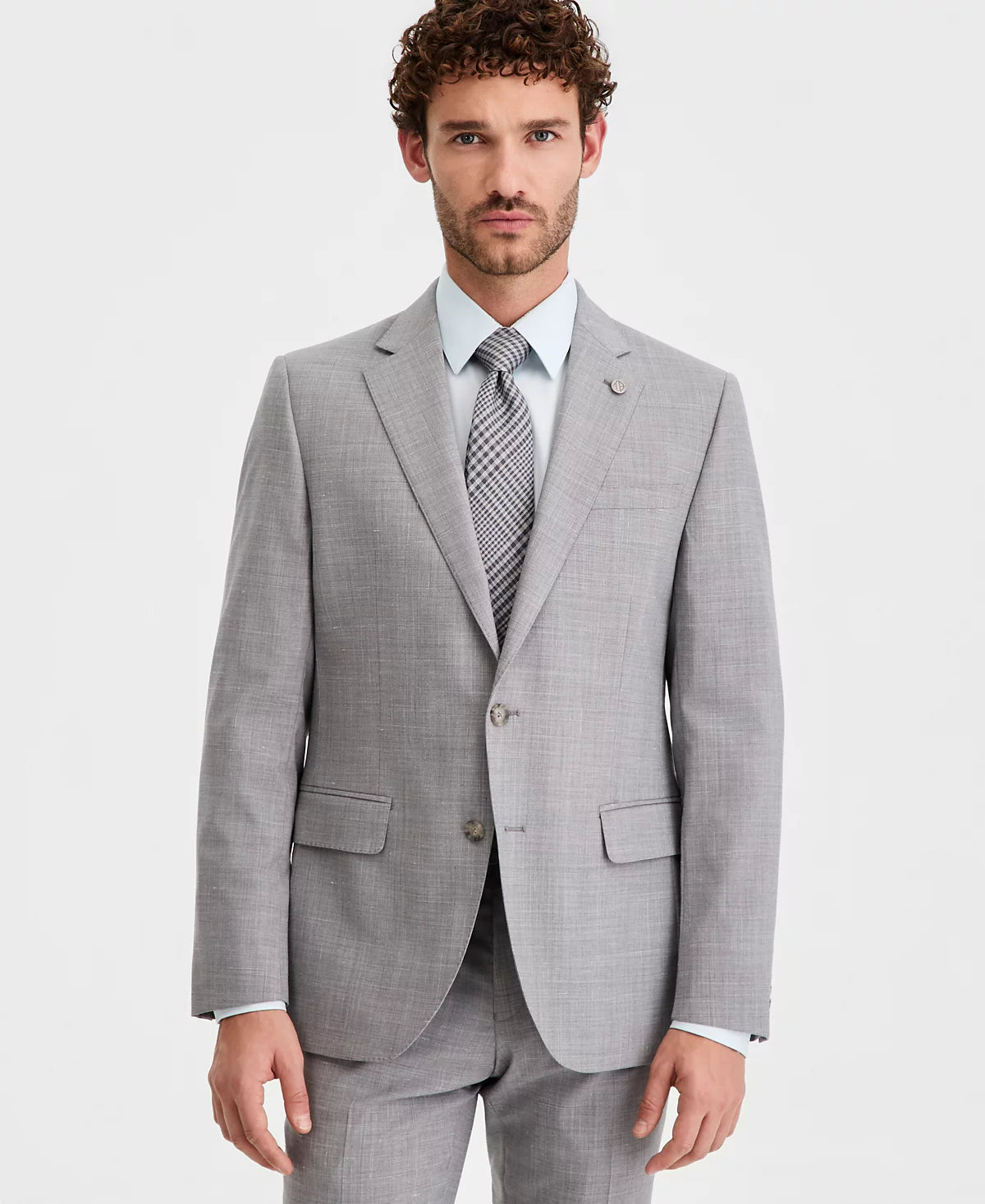 Ted by Ted Baker Men's Modern-Fit Wool-Blend Suit Separates Jacket - 42Reg
