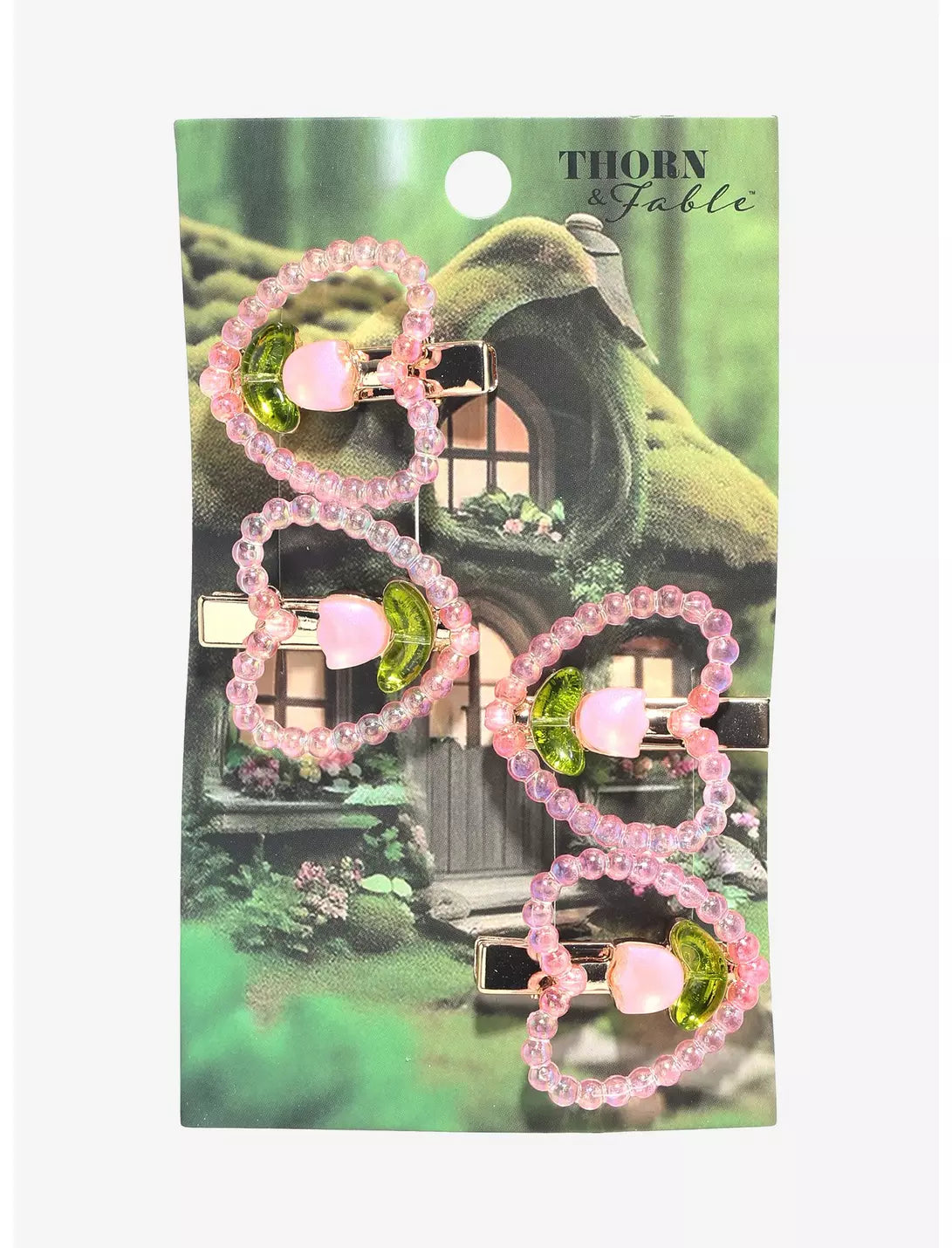 Thorn & Fable Heart Tulip Hair Clip Set