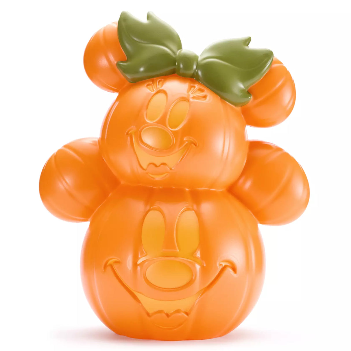 Mickey and Minnie Mouse Halloween Pumpkin Light-Up Decor