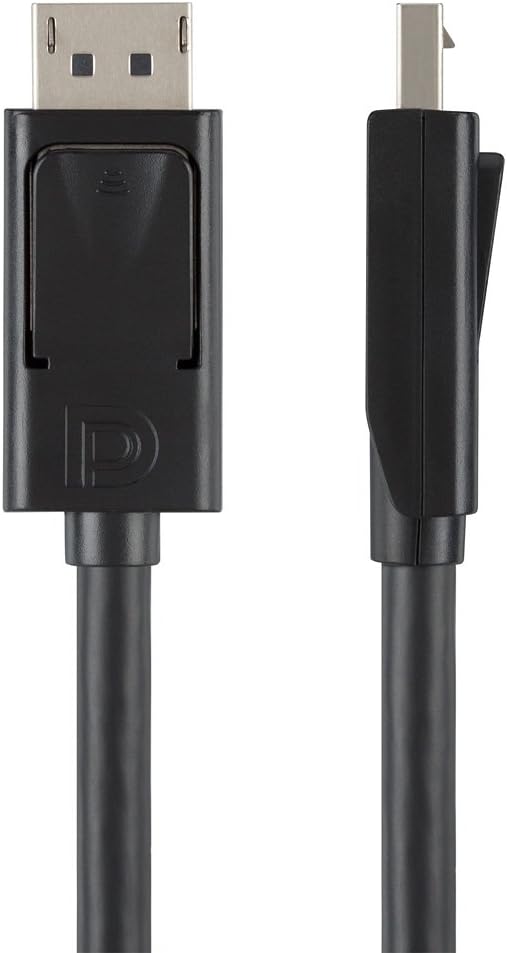 Belkin F2CD001B06-E DisplayPort-Male to HDMI-Male Cable (6 Feet, Black) NEW