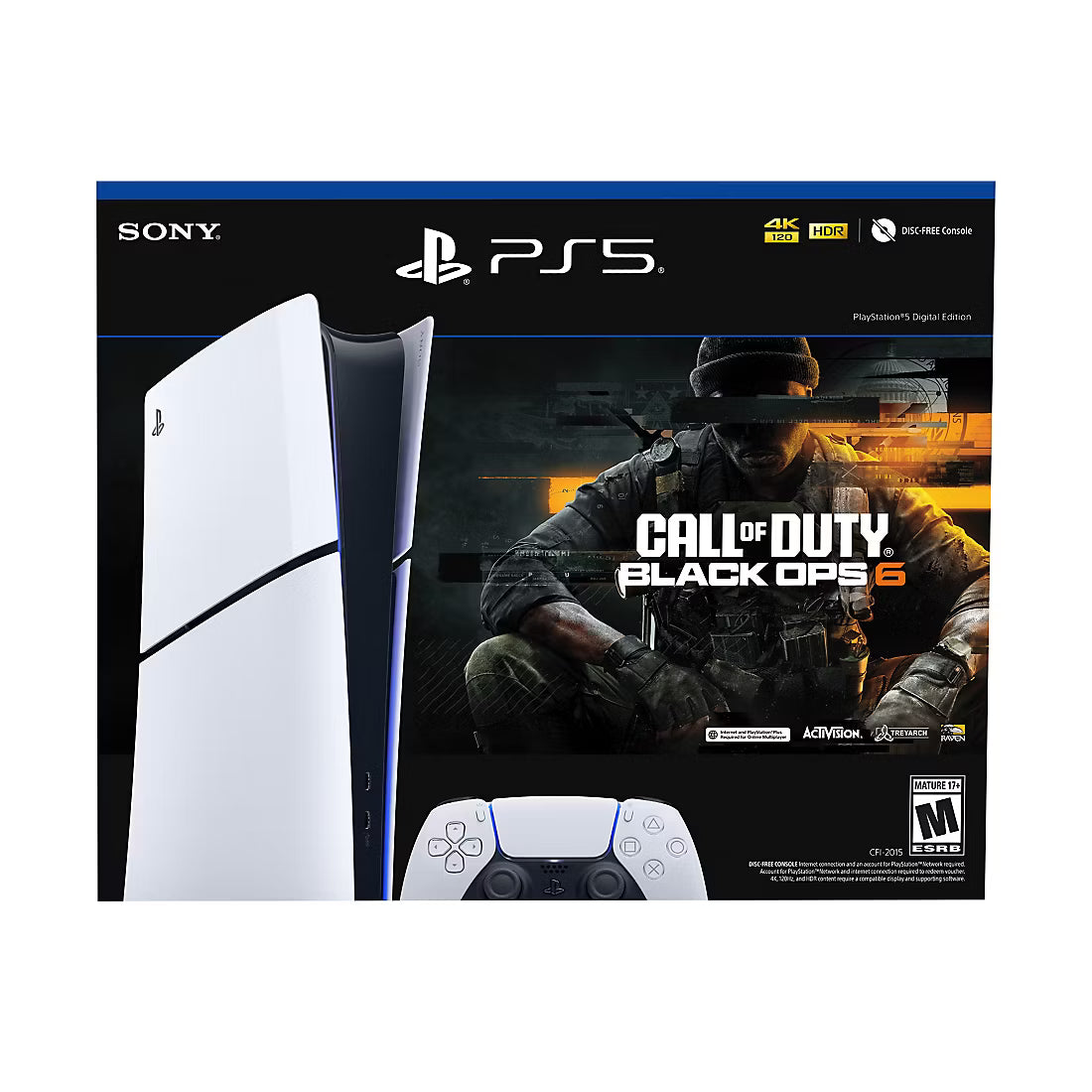 PlayStation 5 Slim Digital Console 1TB - Call of Duty: Black Ops 6 Bundle