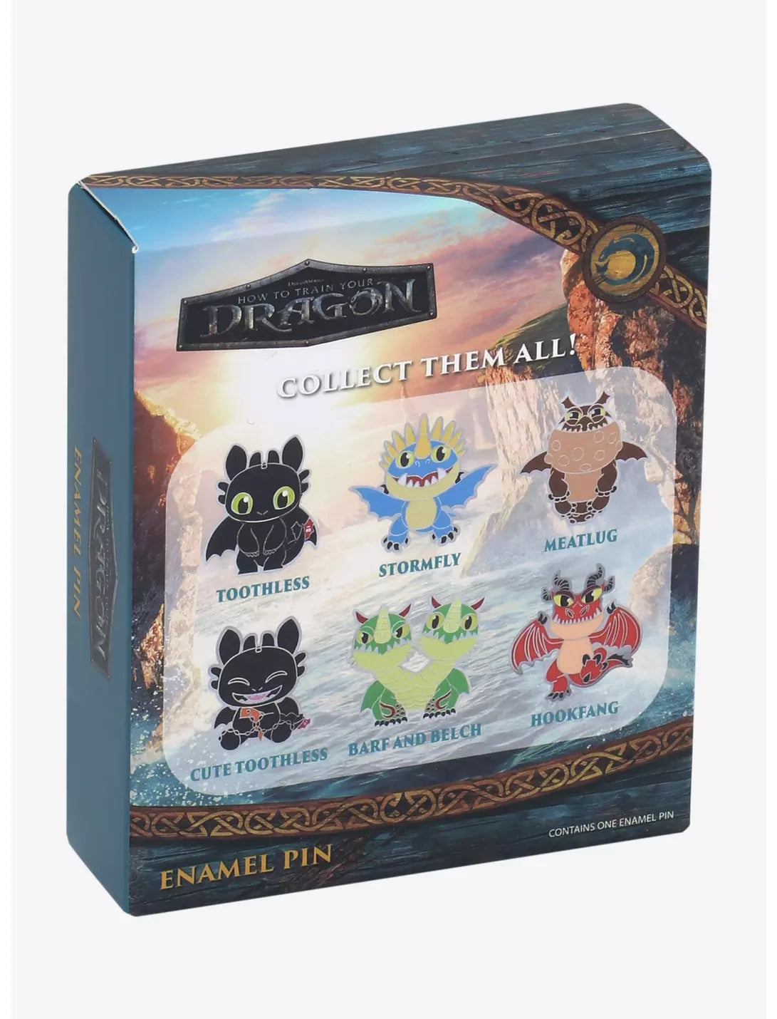 How To Train Your Dragon Chibi Dragons Blind Box Enamel Pin