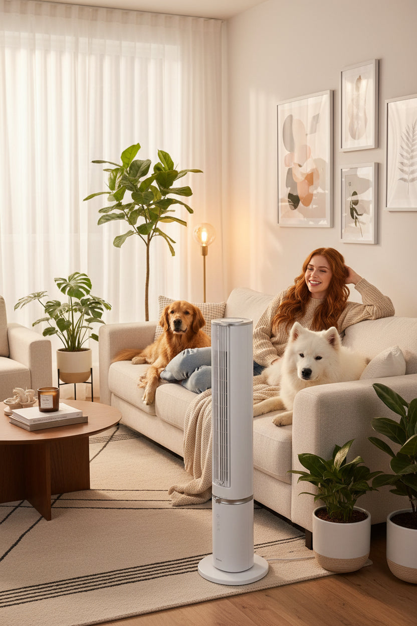 Pelonis 40" SmartClean Tower Fan