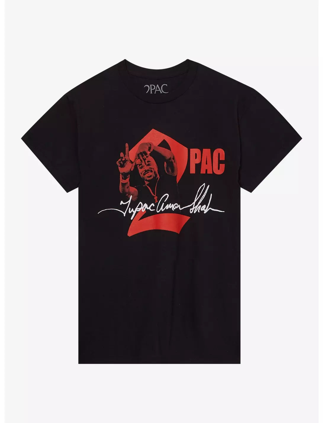 Tupac LA Hand Sign T-Shirt M