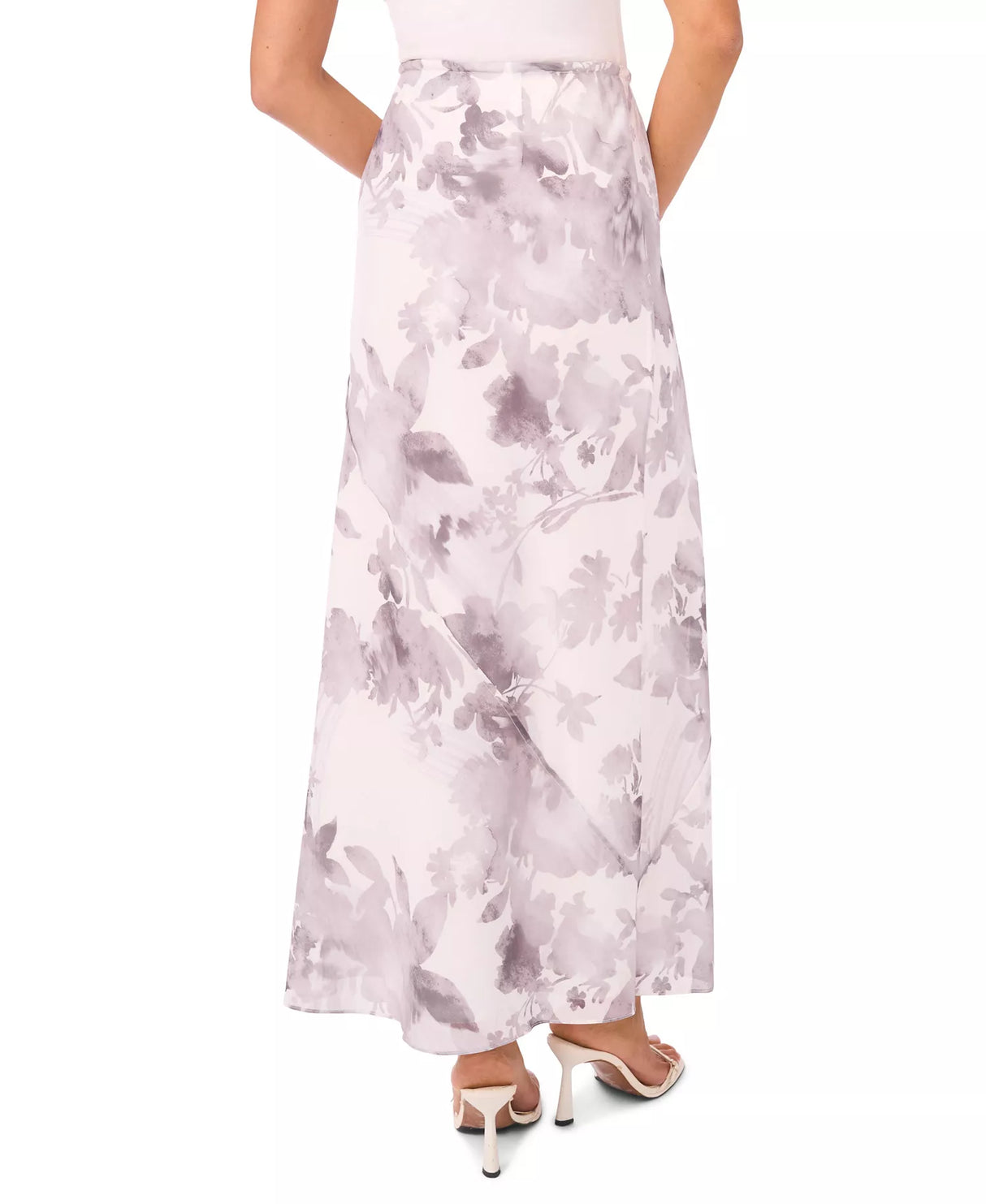 1.STATE Women's Column Printed Maxi Skirt Size: M