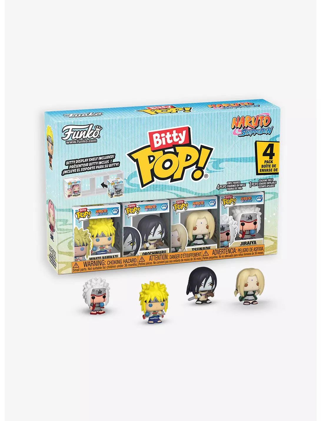 FUNKO | Bitty Pop! | Naruto Shippuden 4 Pack