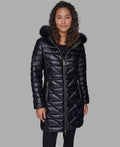 KARL LAGERFELD PARIS Women's Long Puffer Coat Size L